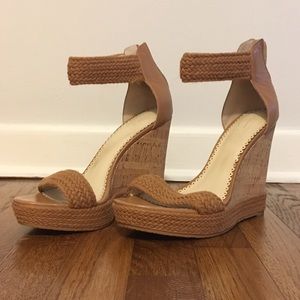 Braided C Wonder Platform Wedges